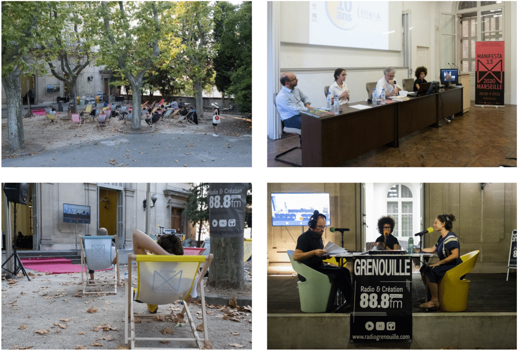 quelques photos des trois soirées de manifesta 13 à l'institut d'études avancées d'aix-marseille université